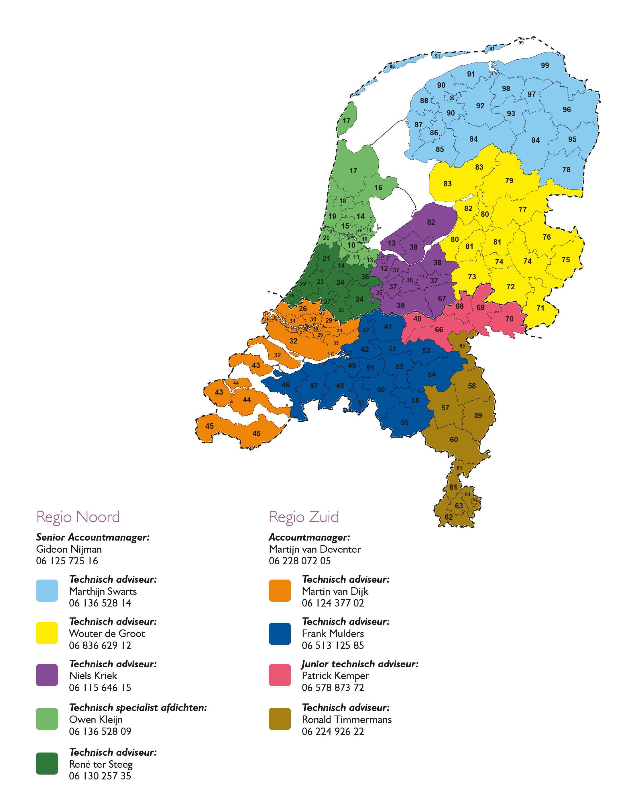 Regio-indeling