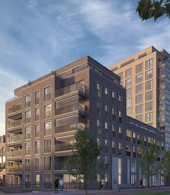 Project Leytsche Hof in Leidschendam - 153 appartementen