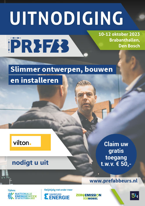 Bezoek Vilton op vakbeurs PREFAB 2023