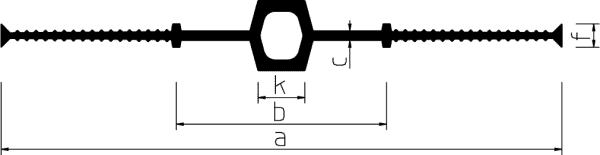 Vilton voegenband voor dilatatievoegen (type 3).
