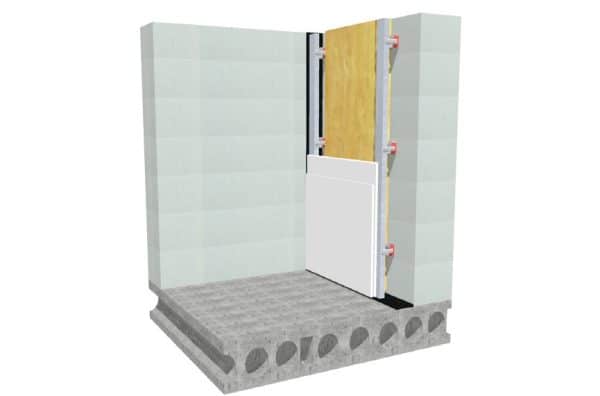 CDM ISO-QR element voor akoestische ontkoppeling van machines.