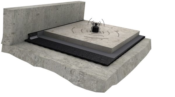 Volledige weergave Granisovloer met Demtec 3D systeem.