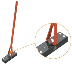 Volledige weergave van de technische tekening van constructiedetail (11).