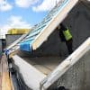 Montage van een luchtdichte dakvoet (Vilton Airtight).
