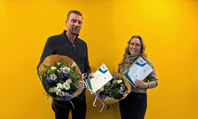 Collega’s behalen hun VCA VOL certificaat