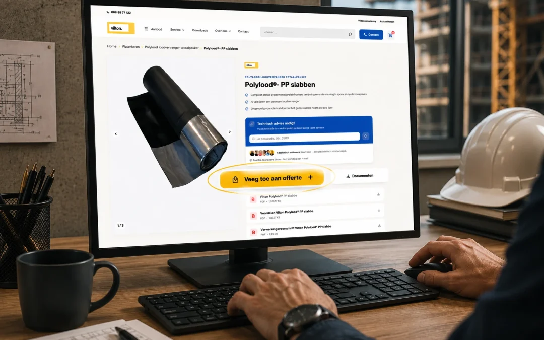 Offerte aanvragen via onze website nu nog eenvoudiger